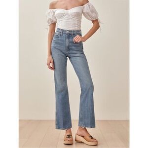 Reformation Georgia Retro High Rise Flare Jeans